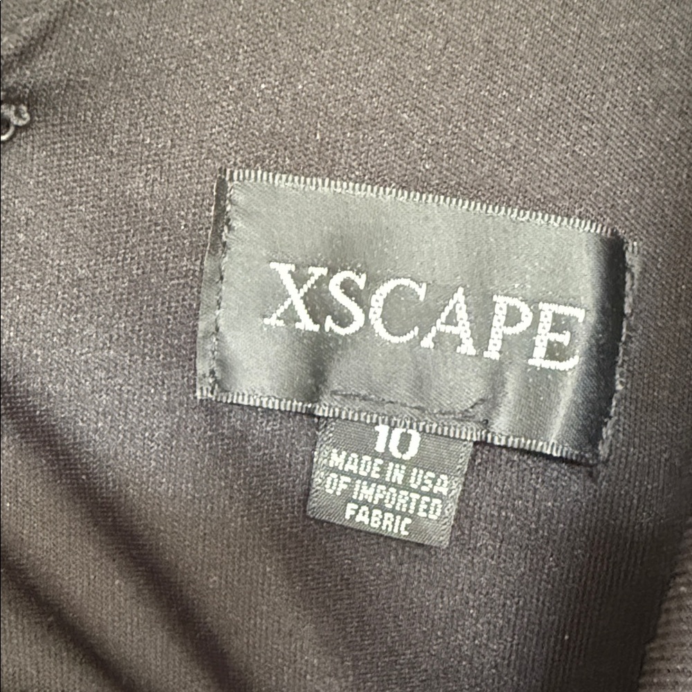 Xscape Black and Pink Floral Mini Dress - Picture 2 of 4